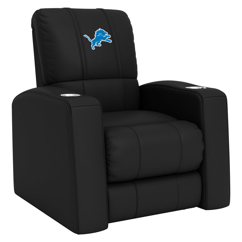 Relax Home Theater Recliner with  Detroit Lions Primary Logo