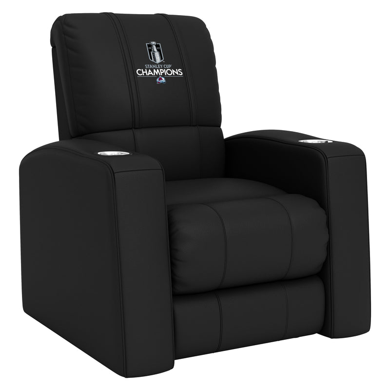 Relax Home Theater Recliner with Colorado Avalanche 2022 Champions Logo