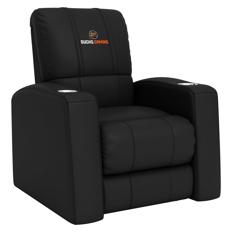 Relax Home Theater Recliner with Ducks Gaming Logo