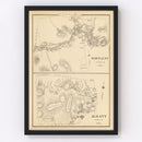 Vintage Map of Albany, New Hampshire 1892