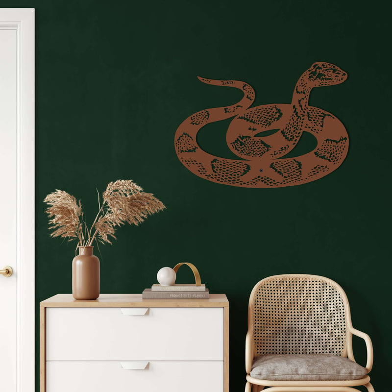 Snake Metal Wall Art