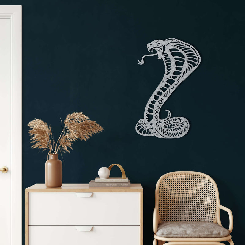Cobra Snake Metal Wall Art