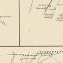 Vintage Map of Colebrook, New Hampshire 1892