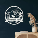 Moose Metal Wall Art