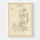 Vintage Map of Lancaster, New Hampshire 1892