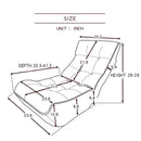 Reclining Japanese Chair Lazy Sofa Tatami Balcony Adjustable Chair by HouseOfZazla