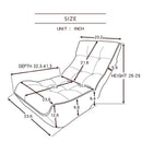 Reclining Japanese Chair Lazy Sofa Tatami Balcony Adjustable Chair by Unique Piece Furniture