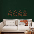 Four Elements Metal Wall Art