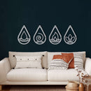 Four Elements Metal Wall Art