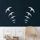 Swallow Birds Metal Wall Art