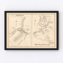 Vintage Map of Gorham, New Hampshire 1892