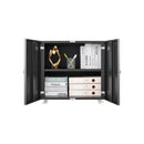 Office Furniture Copier Cabinet 2 Door Steel Copier Stand Mobile Pedestal File Printer Stand by Unique Piece Furniture