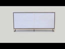 Payo - Console Cabinet - Black Marble Print Oak & Champagne