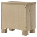Sansome - 2 Drawer Nightstand Bedside Table - Oak by HouseOfZazla