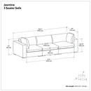 Jasmine - Handcrafted Sofa by HouseOfZazla