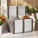 53 Gallon Patio Container with Lockable Lid for Packages and Garden by LJGDeals