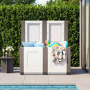 53 Gallon Patio Container with Lockable Lid for Packages and Garden by DirectDeals