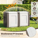 53 Gallon Patio Container with Lockable Lid for Packages and Garden by DirectDeals