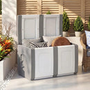 53 Gallon Patio Container with Lockable Lid for Packages and Garden by LJGDeals