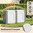 53 Gallon Patio Container with Lockable Lid for Packages and Garden by DirectDeals