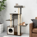 53 Inch Cat Tree with Condo and Swing Tunnel by LJGDeals