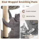 53 Inch Cat Tree with Condo and Swing Tunnel