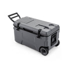 53 Quart Rolling Cooler with Wheels and Fish Ruler by DirectDeals