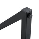 A modern minimalist style marble patterned coffee table with black metal legs. Computer desk. Game table. Tea table. CT-XX