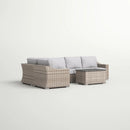Stylish Sofa Seating Group With Cushions Perfect For Outdoor Gatherings by HouseOfZazla