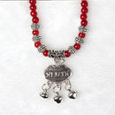 Red Agate Good Luck Beaded Bracelet