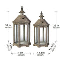 S/2 Graca Polygon Temple Garden Lanterns by HouseOfZazla