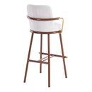 Chaya Indoor Upholstered Bar Stool with Metal Frame by HouseOfZazla