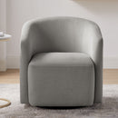 Ardena - Modern Swivel Barrel Chair by HouseOfZazla