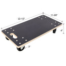 Furniture Moving Wooden Dolly with 4 PP Wheels - 2 Pack