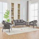 3 Piece Living Room Set, Loveseat & 2 Accent Chairs by Unique Piece Furniture