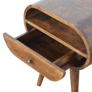 Circular Open Bedside Nightstand by HouseOfZazla