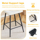 Bar Chair Set Comfortable With Metal Legs And Ergonomic Design by HouseOfZazla