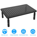 Monitor Stand Riser 3 Height Adjustable Desk Riser Organizer w/ Ventilation Holes For Desktop PC Laptop Printer