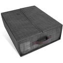 4Pcs Bed Sheet Set Organizers Foldable Bedsheets Storage Bins For Clothing Duvet Cover Pillowcase King Queen Bedsheet Closet Bedding Container With La