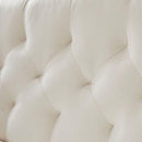 CREAM WHITE 2 SEATER SOFA
