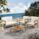 Porto Outdoor 4 Piece Chat Set by HouseOfZazla
