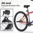 Freestyle Kids Bike Double Disc Brakes 26 Inch Single Speed  Children's Bicycle for Boys Girls Age 12+ Years