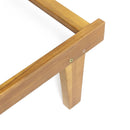 Nadine Stylish Chaise Lounge Chair - Teak by HouseOfZazla
