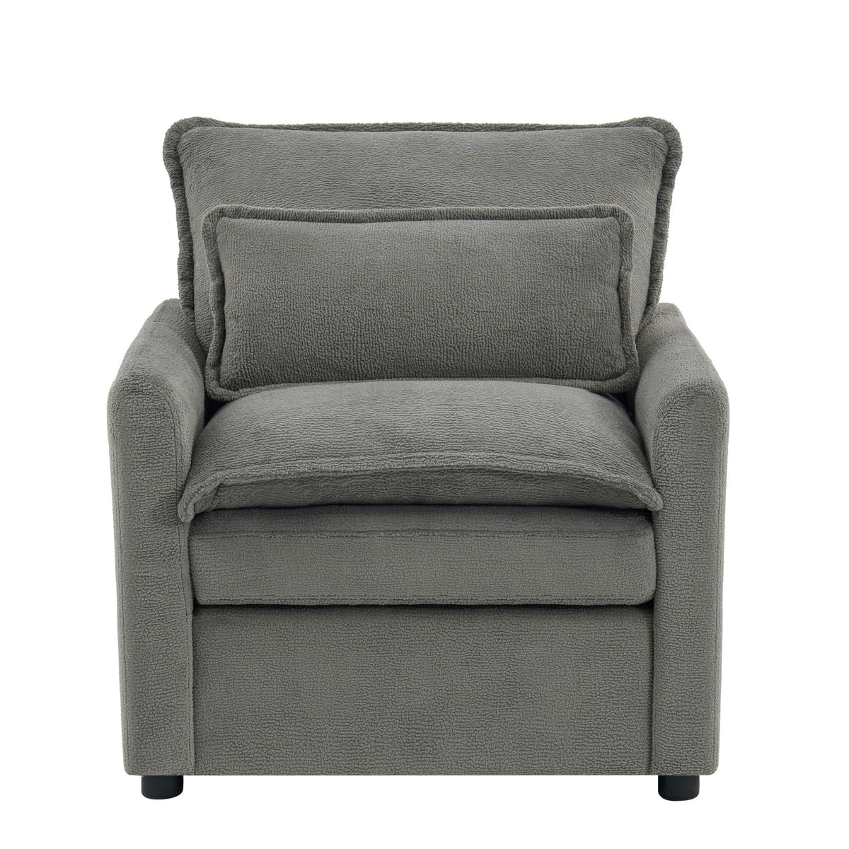 Modern Single Seat Accent Chair With Side Storage Pockets, photo 3 of 40