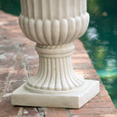 26.5" H Classic Antique White Italian Urn Planter