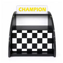 Kids Racing Car Nightstand with Open Storage Shelf