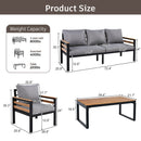 GO 4-Piece Outdoor Furniture Sofa Set for 5 People by HouseOfZazla