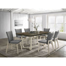 Sexton - Rectangular Dining Table With Base - Brown by HouseOfZazla