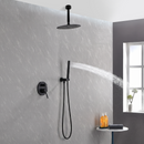 Matte Black Shower Head Set