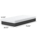 Pur Chill 12" Soft Mattress With Phase Change Cooling Fabric by HouseOfZazla